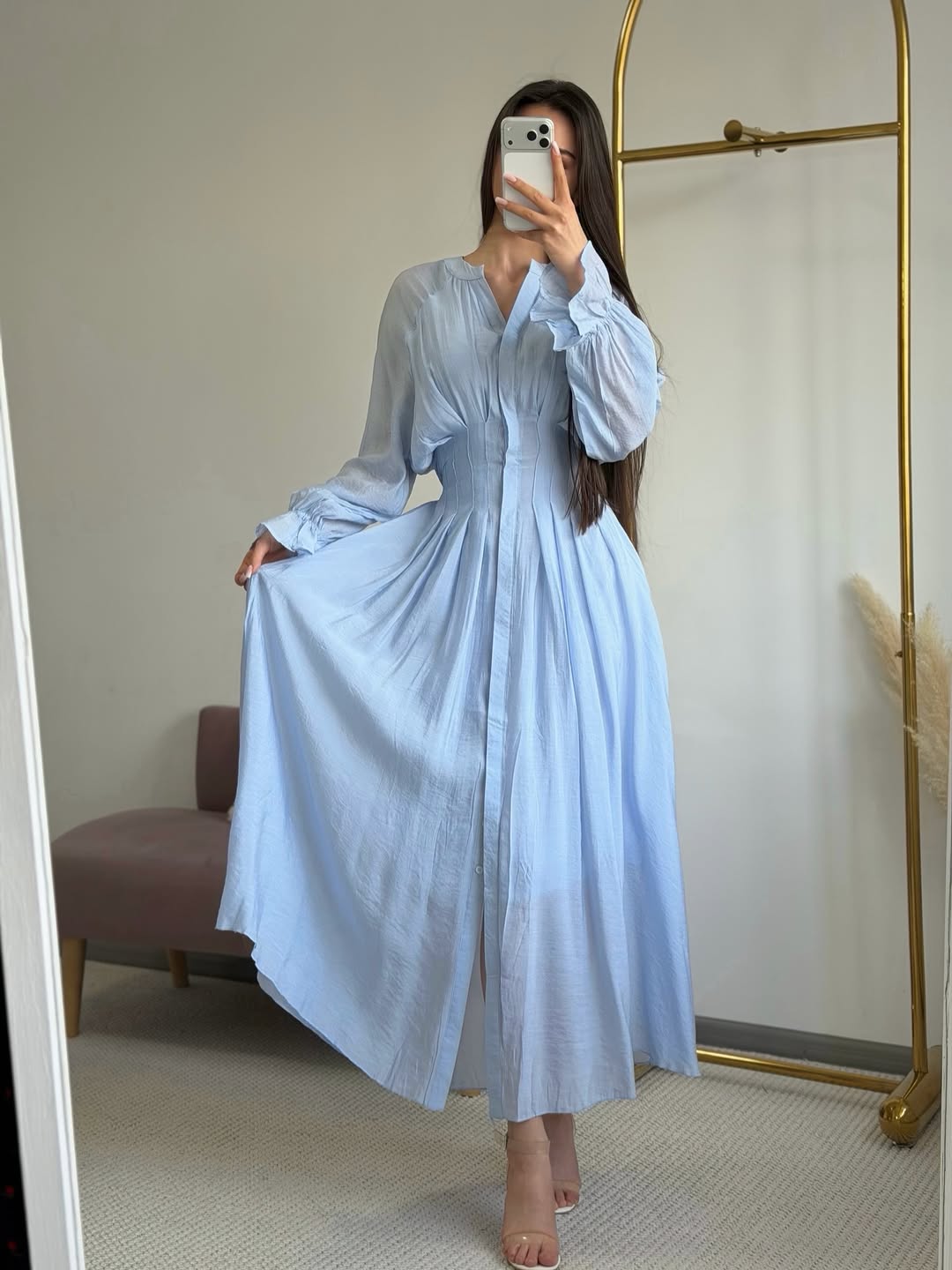 Elegant Long Flowing Dress